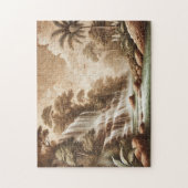 "FRESCO-WASSERFALL" PUZZLE – LANDSCHAFTSERIE (Vertikal)