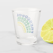 Frescobol Shot Glass Schnapsglas (Rückseite)