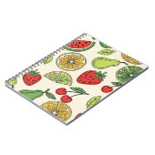 Fresh and Fun Fruit Pattern  Notizblock (Linke Seite)