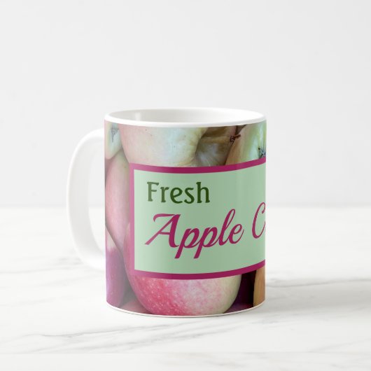Fresh Apple Cider Kaffeetasse (Vorderseite Links)