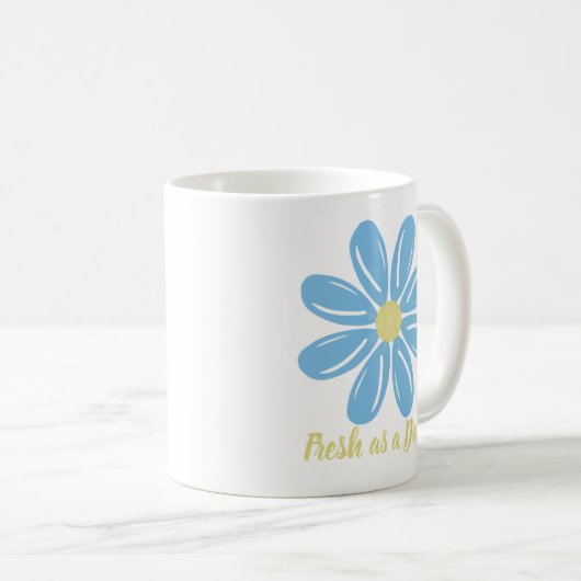 Fresh as Daisy Kaffeetasse (VorderseiteRechts)