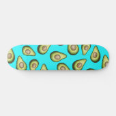 Fresh Avocado Pattern Skateboard (Horizontal)