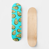 Fresh Avocado Pattern Skateboard (Vorderseite)