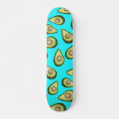 Fresh Avocado Pattern Skateboard (Vorne)