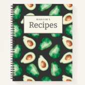 Fresh Avocado Recipe Journal Notizblock (Vorderseite)
