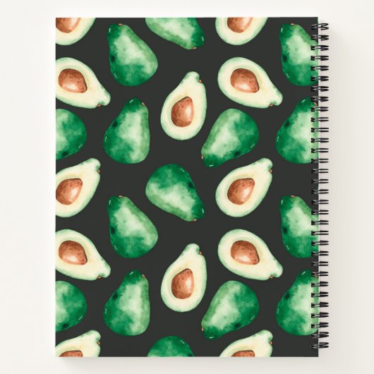 Fresh Avocado Recipe Journal Notizblock (Rückseite)