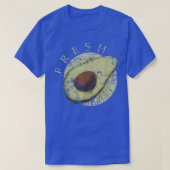 Fresh Avocado , verblasst, beängstigend Sauberes E T-Shirt (Design vorne)