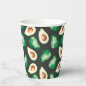 Fresh Avocado Watecolor Pappbecher (Links)