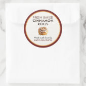 Fresh Baked Cinnamon Roll Labels | Bakery Sticker (Tasche)