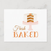 Fresh Baked Postkarte (Vorderseite)