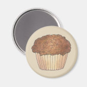 Fresh Baked Streusel Crumb Muffin Bake Sale Feinsc Magnet (Vorderseite/Rückseite)