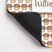 Fresh Baked Streusel Crumb Muffin Bake Sale Feinsc Mousepad (Ecke)