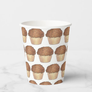 Fresh Baked Streusel Crumb Muffin Bake Sale Feinsc Pappbecher