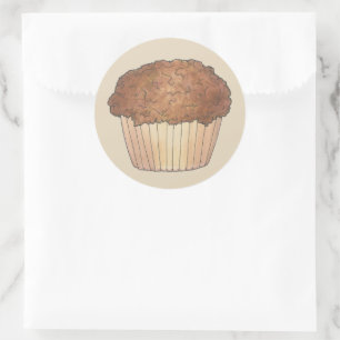 Fresh Baked Streusel Crumb Muffin Bake Sale Feinsc Runder Aufkleber