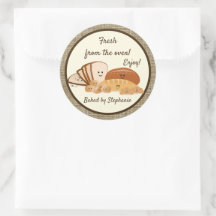 Fresh Bakes Breads Gift Tag