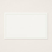 FRESH BAY BLÄTTER Oceana Business Card (Rückseite)