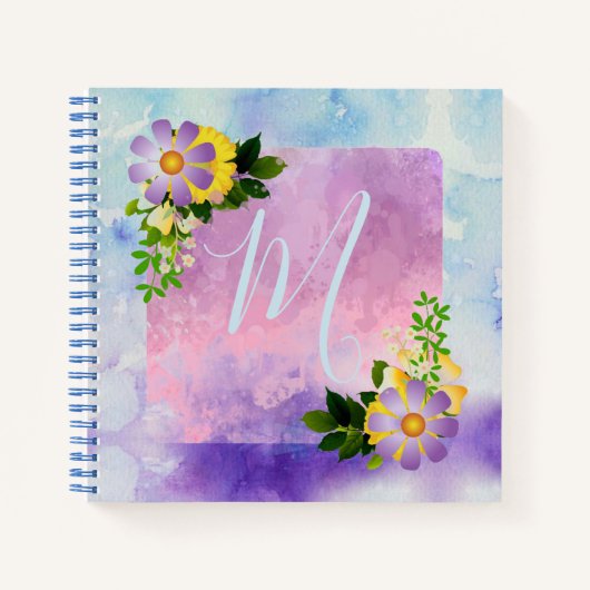 Fresh Beautiful Spring Blumen Notizblock (Vorderseite)