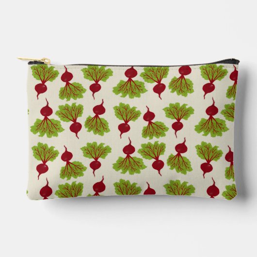 Fresh Beet Collection Beige Zubehörtasche (Vorderseite)