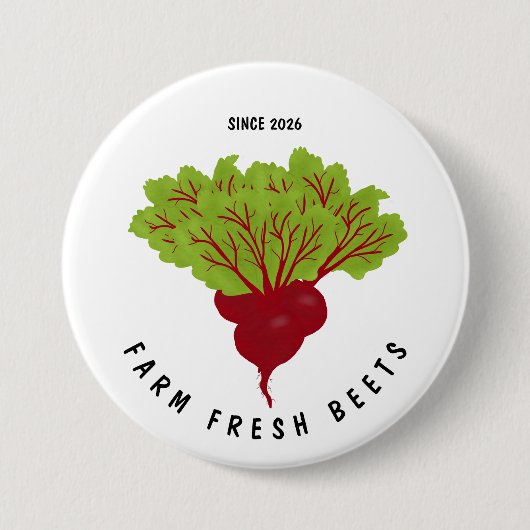 Fresh Beet Collection Button (Vorderseite)