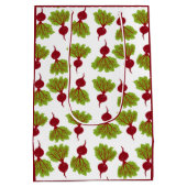 Fresh Beet Collection White Mittlere Geschenktüte (Rückseite)