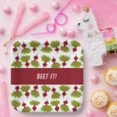 Fresh Beet Collection White Pappteller (Party)