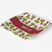 Fresh Beet Collection White Pappteller (Gewinkelt)