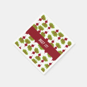 Fresh Beet Collection White Serviette (Ecke)