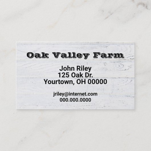 Fresh Bell Pepper Collection Visitenkarte (Rückseite)