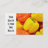 Fresh Bell Pepper Collection Visitenkarte (Vorderseite)