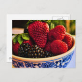 Fresh Berries Postkarte (Vorne/Hinten)