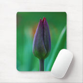 Fresh Bloming Lila Tulip Mouse Pad Mousepad (Mit Mouse)