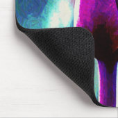 Fresh Blooming Lila Tulip Impressionist Mousepad (Ecke)