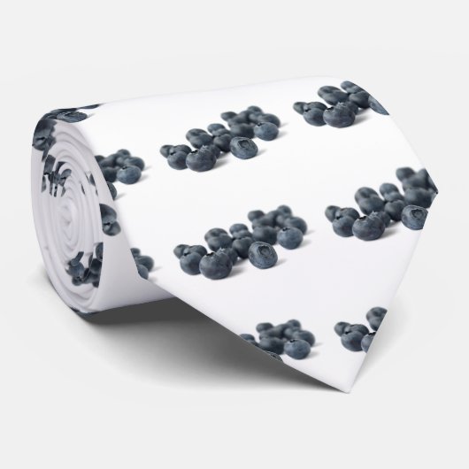 Fresh Blueberries Krawatte (Gerollt)