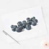 Fresh Blueberries Ovaler Aufkleber (Umschlag)