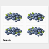 Fresh Blueberries with Leaves Sticker (Blatt)