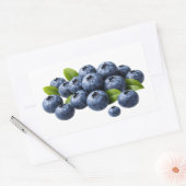 Fresh Blueberries with Leaves Sticker (Umschlag)