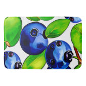 Fresh Blueberry Art Badematte (Vorderseite)