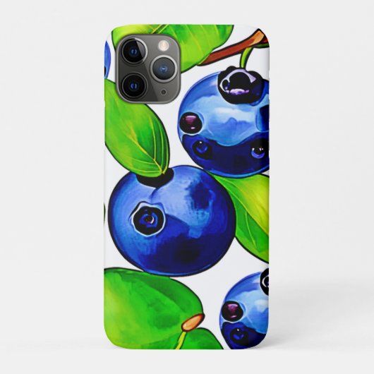 Fresh Blueberry Art Case-Mate iPhone Hülle (Rückseite)