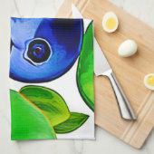 Fresh Blueberry Art Geschirrtuch (Viertel Falte)