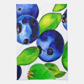 Fresh Blueberry Art Geschirrtuch (Vertikal)
