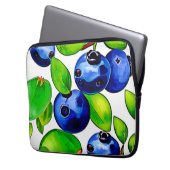 Fresh Blueberry Art Laptopschutzhülle (Vorderseite Links)