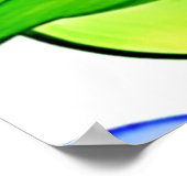 Fresh Blueberry Art Poster (Ecke)