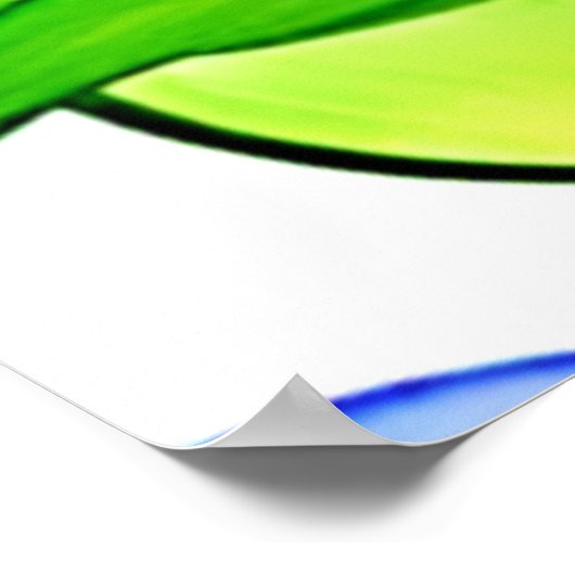 Fresh Blueberry Art Poster (Ecke)