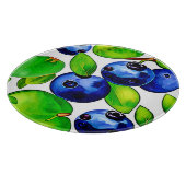 Fresh Blueberry Art Schneidebrett (Ecke)