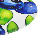 Fresh Blueberry Art Schneidebrett (Ecke)