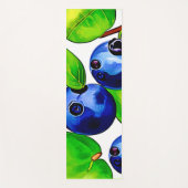 Fresh Blueberry Art Yogamatte (Vorderseite)