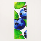 Fresh Blueberry Art Yogamatte (Rückseite)