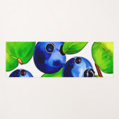 Fresh Blueberry Art Yogamatte (Vorderseite (Horizontal))