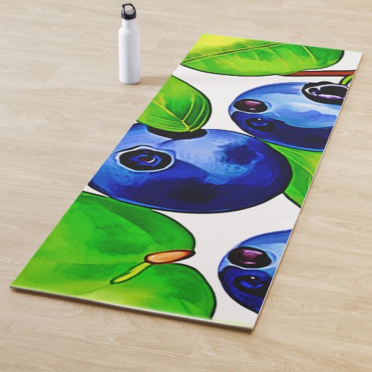 Fresh Blueberry Art Yogamatte (Beispiel)