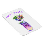 Fresh Blueberry Drink Magnet Geschenk - Benutzerde (Rechte Seite)